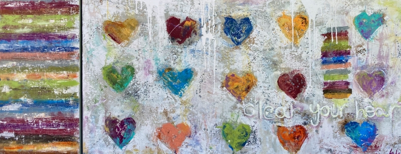 Clear your heart by artist Gabriela Elias